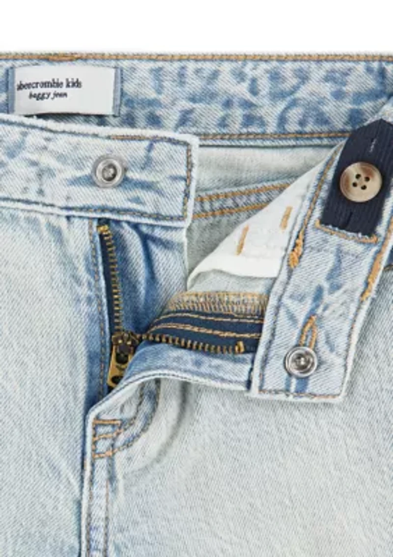 toddler eyelet destroy baggy jeans