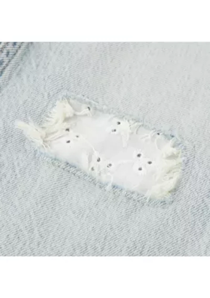 toddler eyelet destroy baggy jeans
