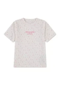 toddler printed logo crew neck t-shirt