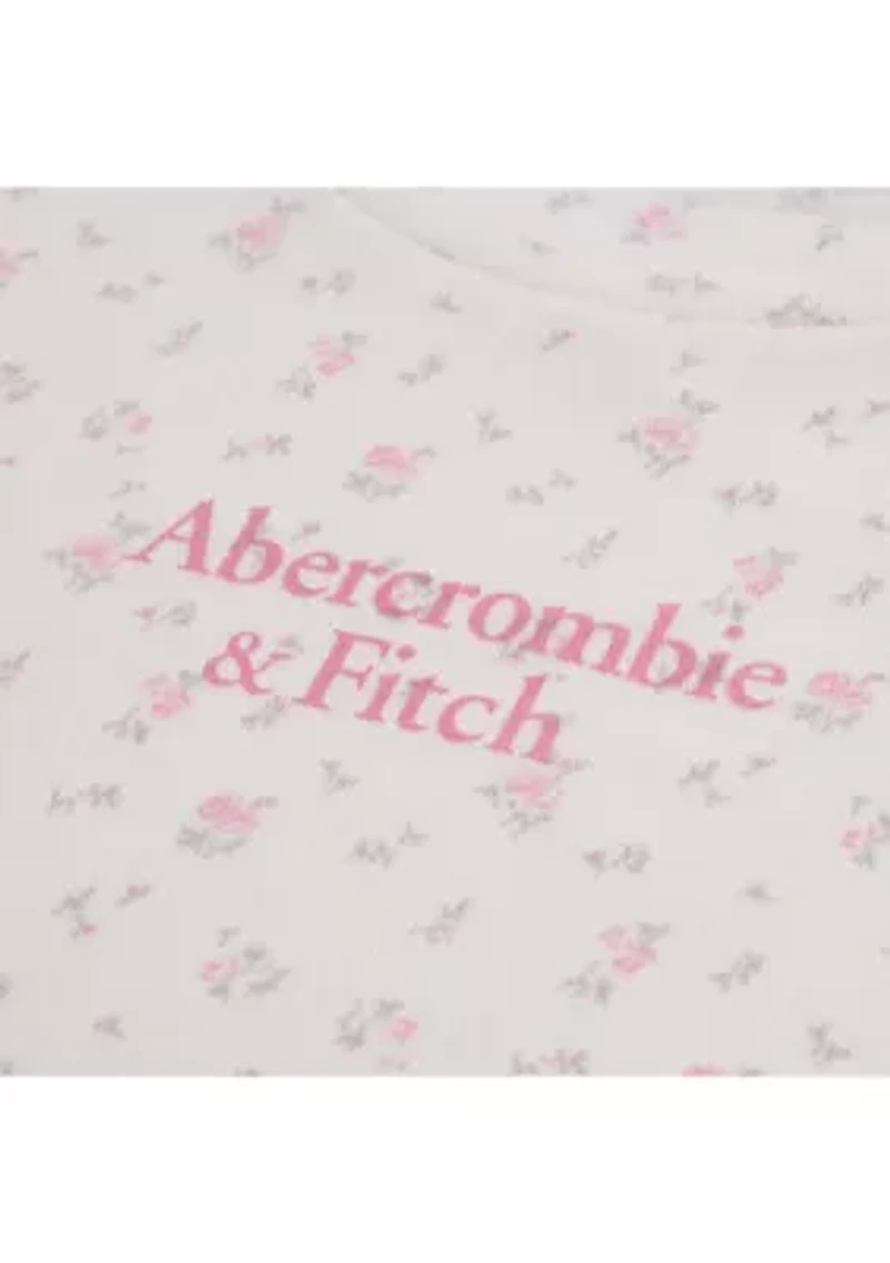 toddler printed logo crew neck t-shirt