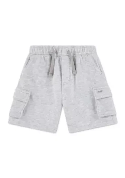 fleece cargo shorts