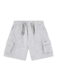 fleece cargo shorts