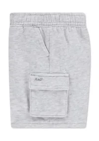 fleece cargo shorts