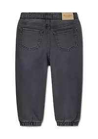 baby denim dobby jogger