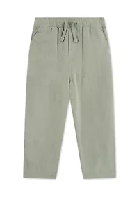 loose linen pull on pants