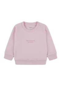 baby logo crew pullover