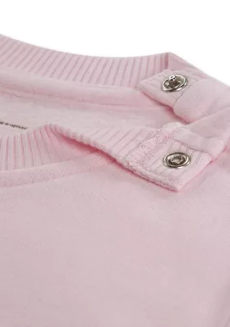 baby logo crew pullover