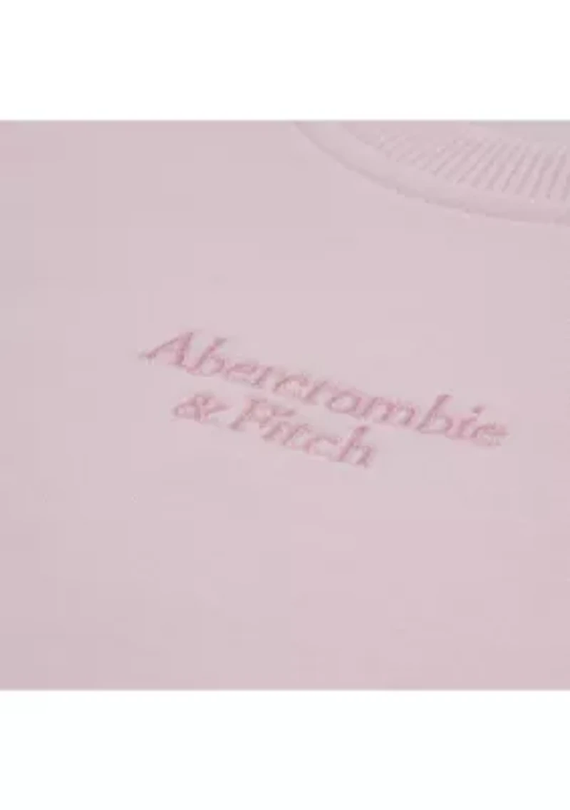 baby logo crew pullover