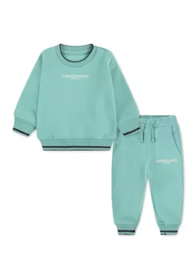 cargo fleece crew set