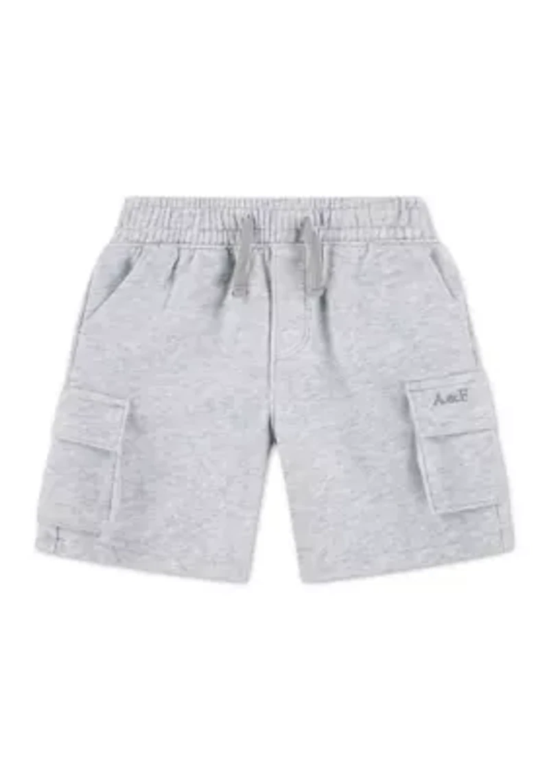 toddlers fleece cargo shorts
