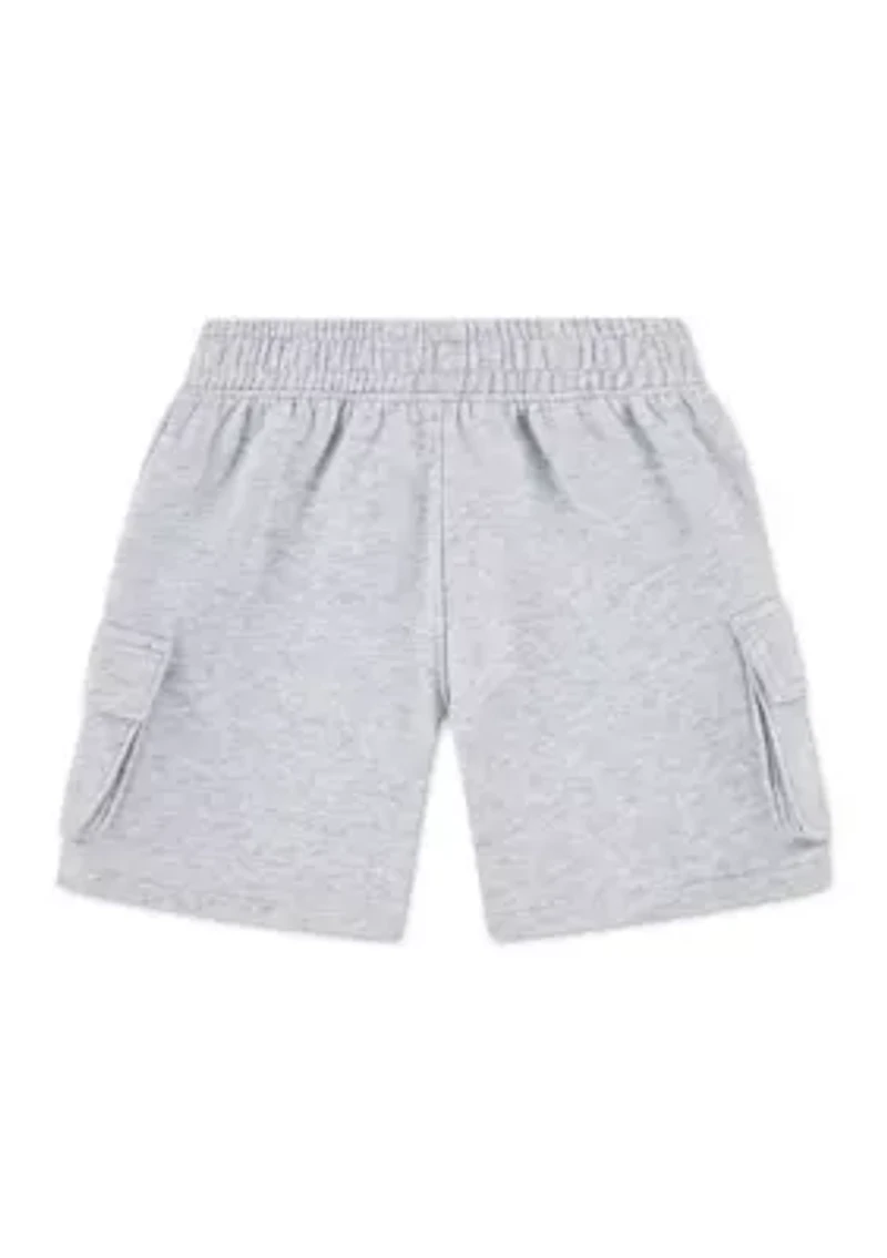 toddlers fleece cargo shorts