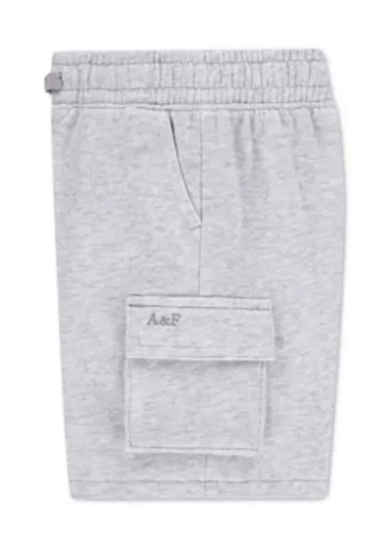 toddlers fleece cargo shorts