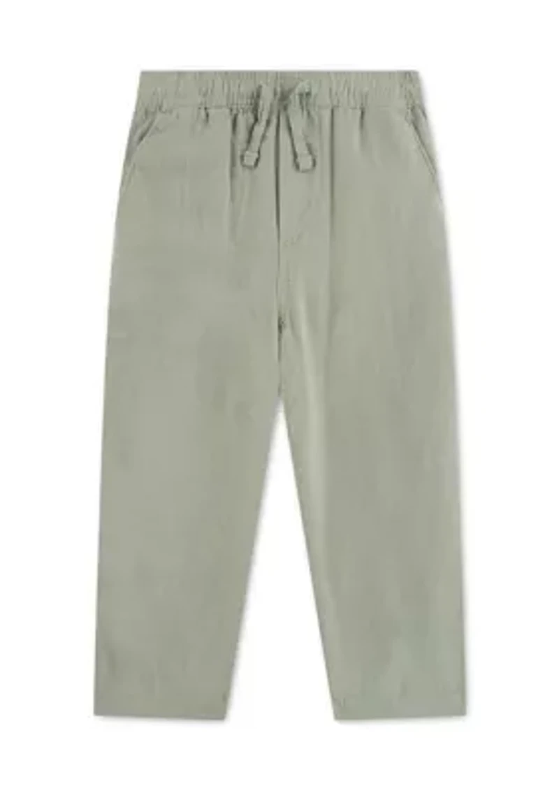 toddler loose linen pull on pants