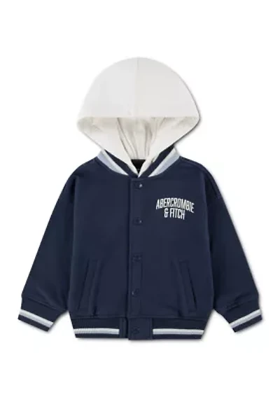 toddler varsity fleece bomber jacket