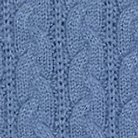 toddler cable-knit crew neck sweater