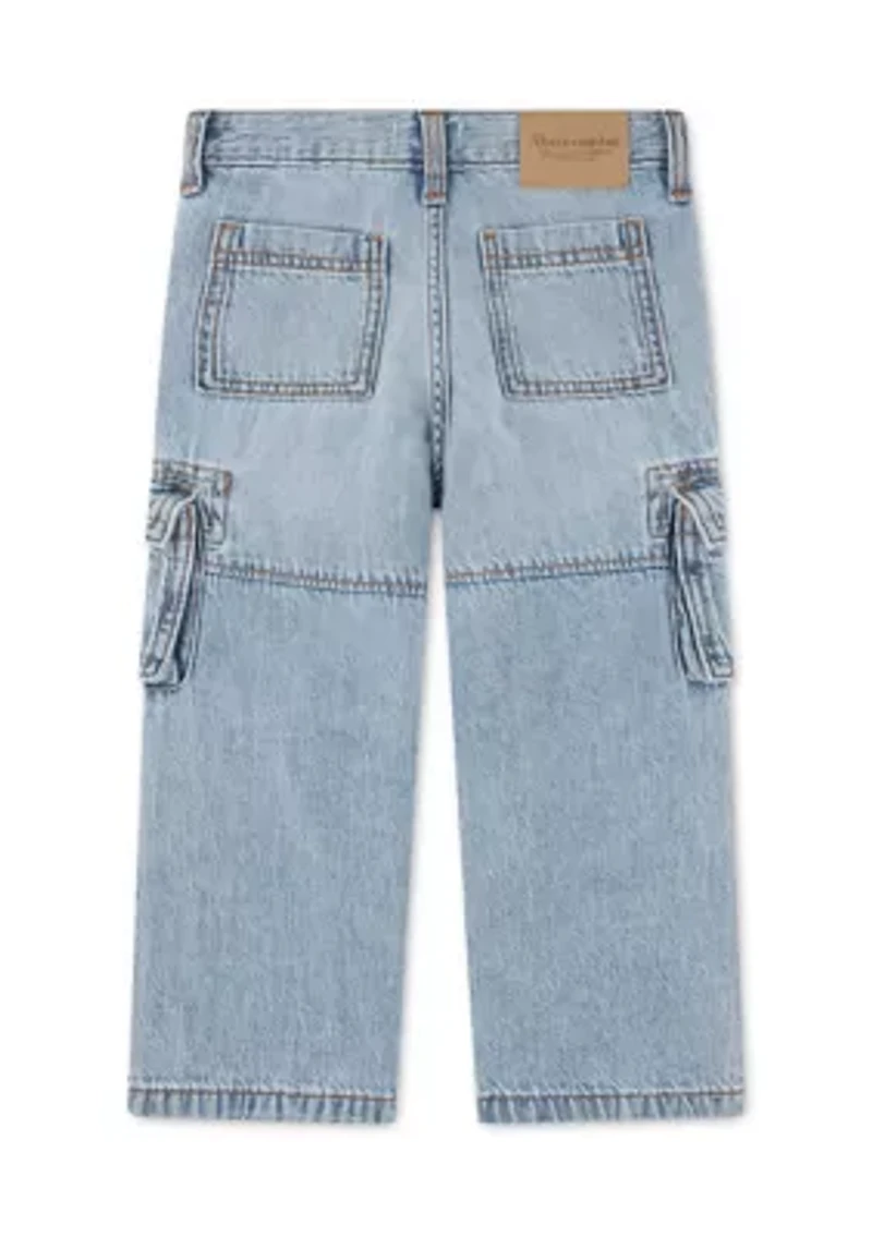 toddler baggy cargo jeans