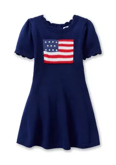 Toddler Girls Sweater Knit Dress