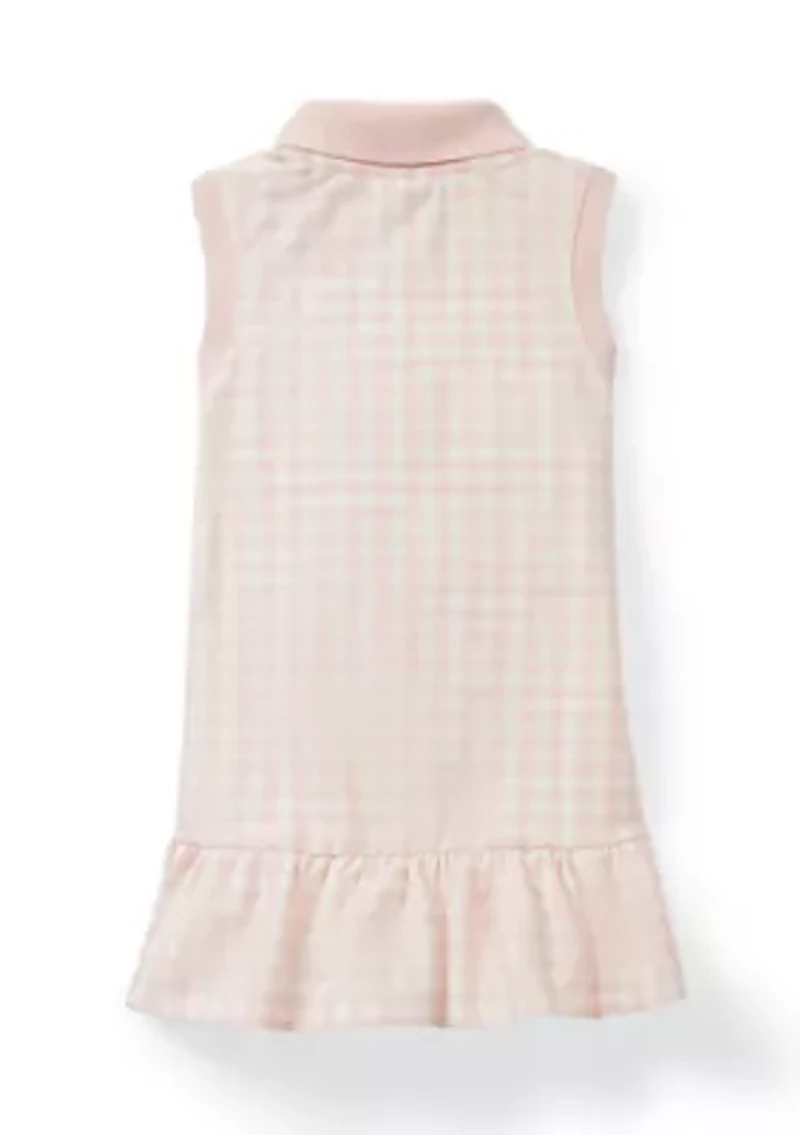 Toddler Girls Dress with Bow Scrunchie Set