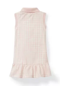 Toddler Girls Dress with Bow Scrunchie Set