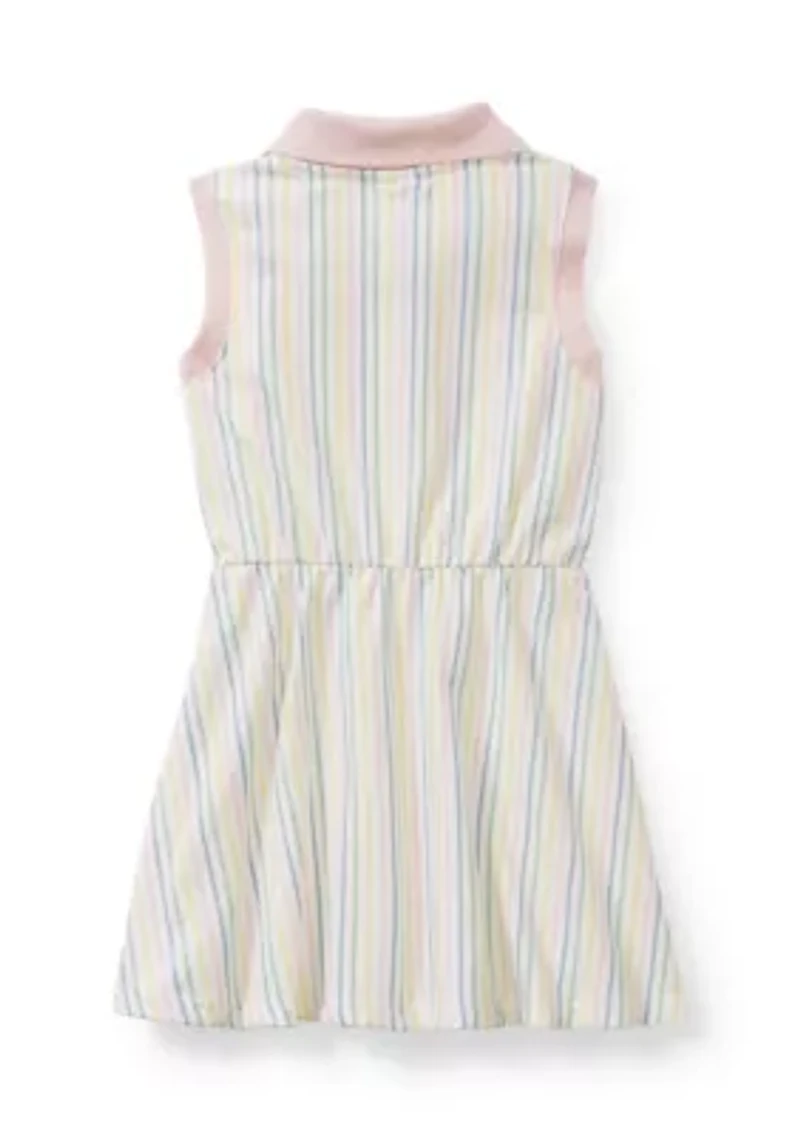 Toddler Girls Print Dress with Scrunchie