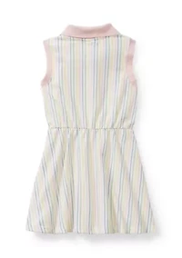 Toddler Girls Print Dress with Scrunchie