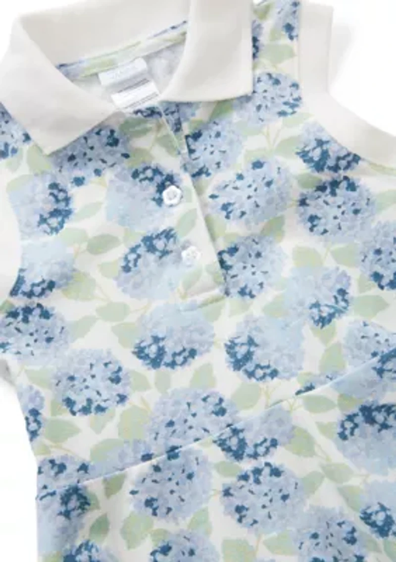 Toddler Girls Print Dress with Scrunchie