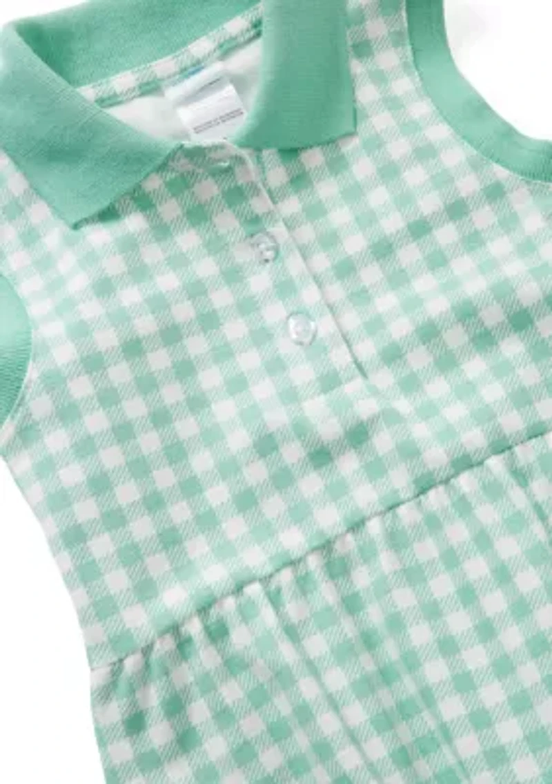 Toddler Girls Dress with Bow Tailed Scrunchie