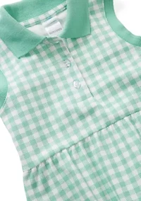 Toddler Girls Dress with Bow Tailed Scrunchie