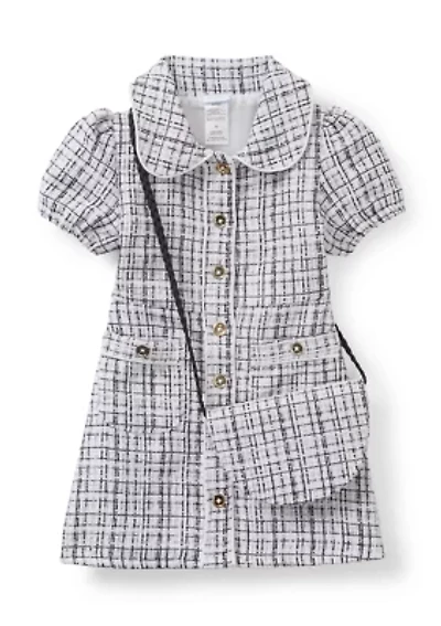 Toddler Girls Novelty Dress and Bag Set