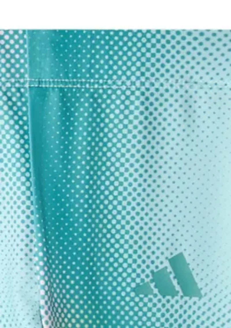 Girls 4-6x Two Piece Long Sleeve Hooded Heather T-Shirt and Printed Leggings Set