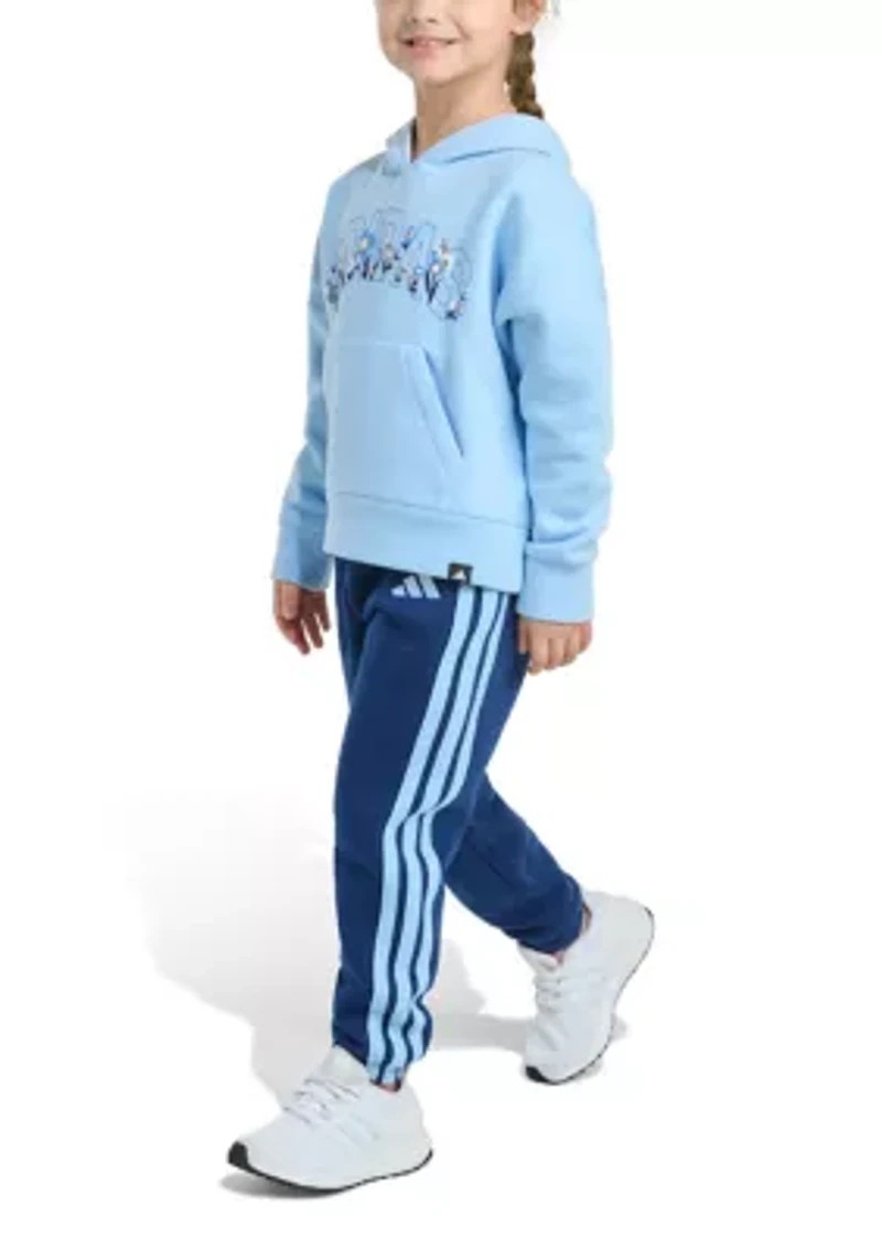 Toddler Boys Two Piece Long Sleeve Hooded Pullover & Joggers Set