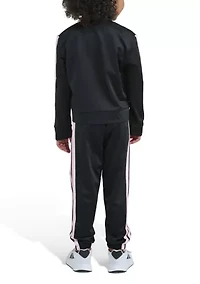 Baby Girls 2-Piece Event Tricot Jacket and Joggers Set