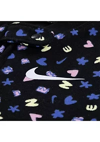 Baby Girls Essentials All Over Icon Print Coverall