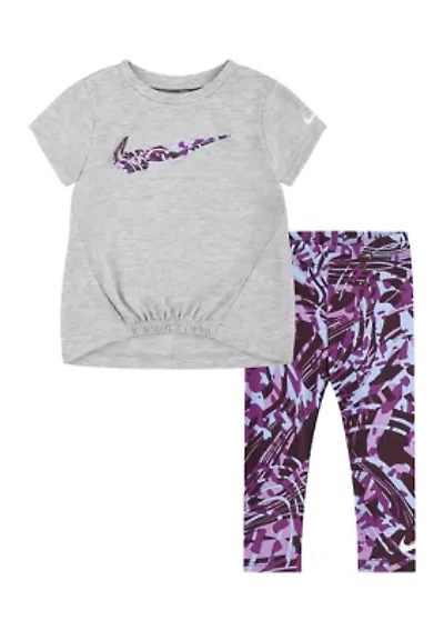Baby Girls Printed Legging Set