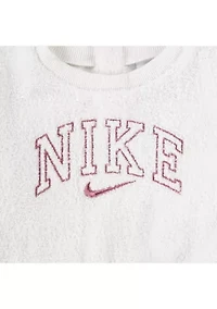 Baby Girls Swoosh Spirit Graphic Sweatshirt and Pants Set