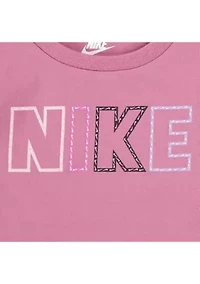 Baby Girls Femme Pop Graphic T-Shirt and Shorts Set