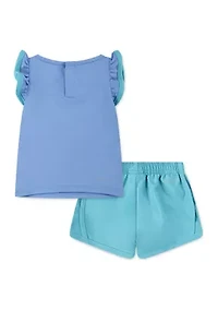 Baby Girls DriFit Interlocked Shirt Set