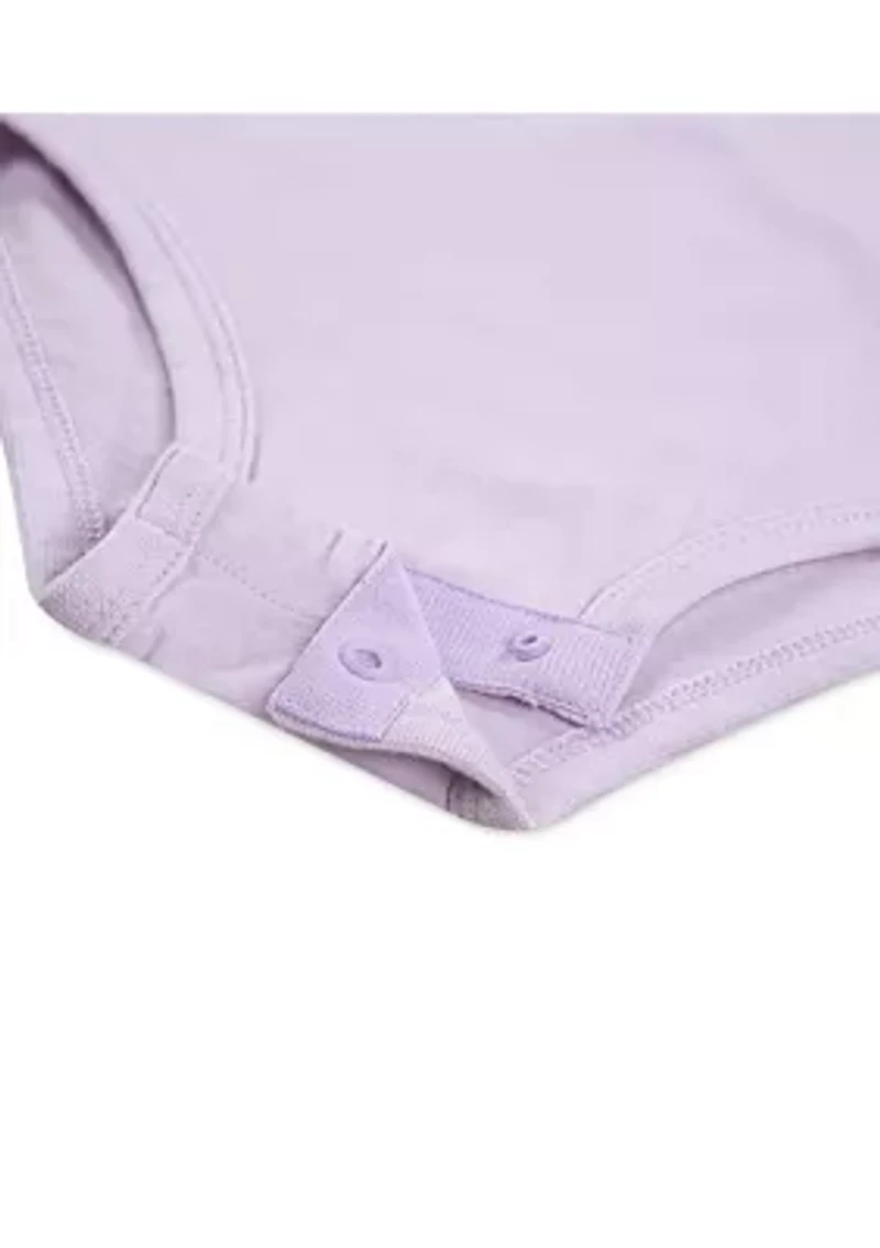 Baby Girls Cotton Stretch Bodysuit and Leggings