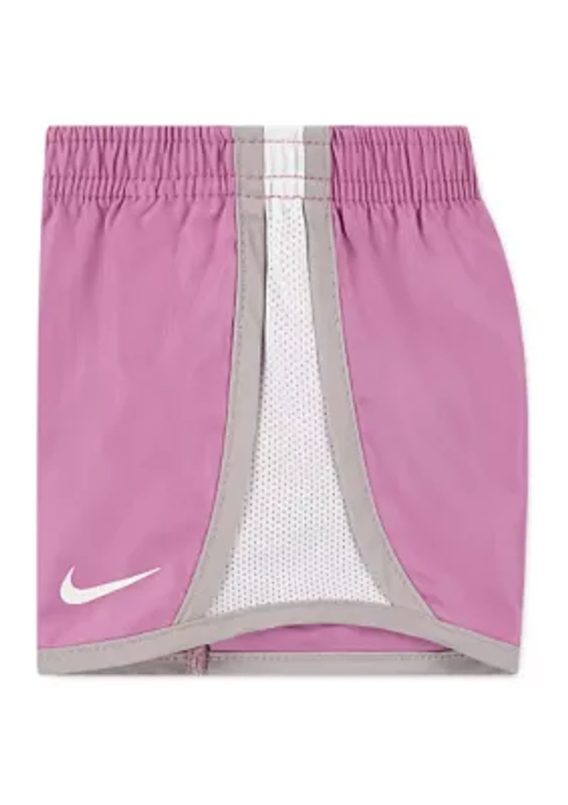 Baby Girls Dri Fit Graphic T-Shirt and Shorts Set