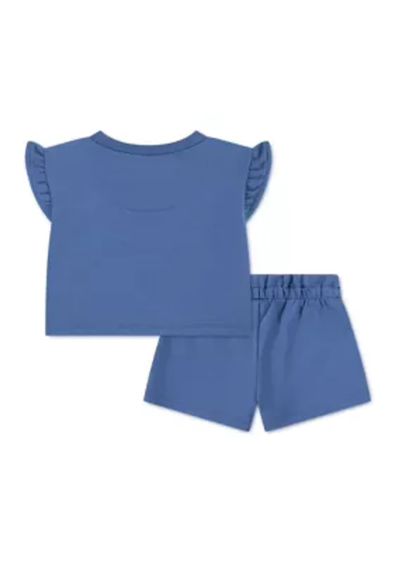 Baby Girls Shirt and Shorts Set