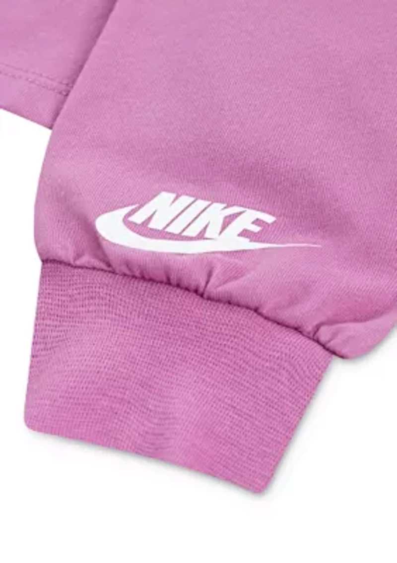 Baby Girls Graphic Sweatshirt and Printed Club Leggings Set