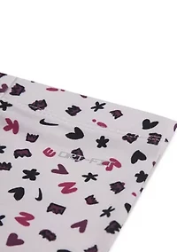 Baby Girls Essentials Sweatshirt and Printed Flare Leggings Set