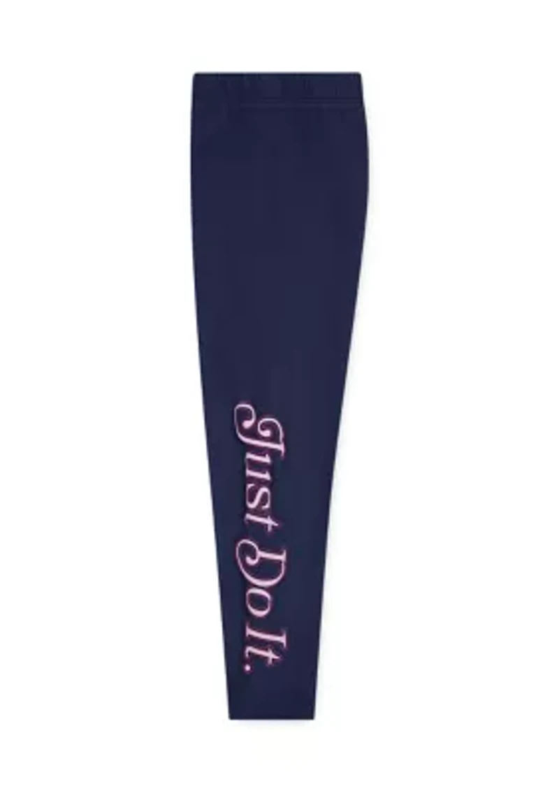 Baby Girls Varsity Prep Graphic Hoodie and Printed Leggings Set