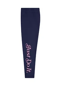 Baby Girls Varsity Prep Graphic Hoodie and Printed Leggings Set