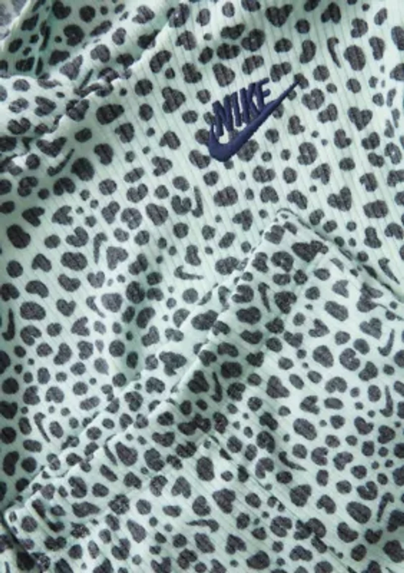 Baby Girls Animal Print Hoodie and Flared Pants Set