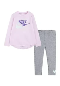 Toddler Girls Top and Leggings Set