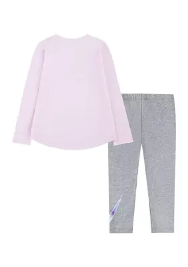 Toddler Girls Top and Leggings Set