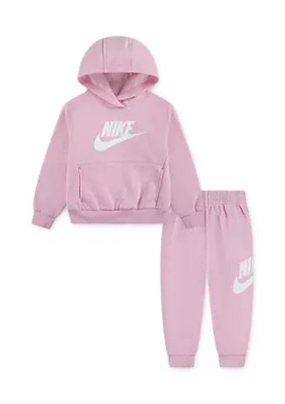 Toddler Girls Fleece Club Hoodie and Joggers Set