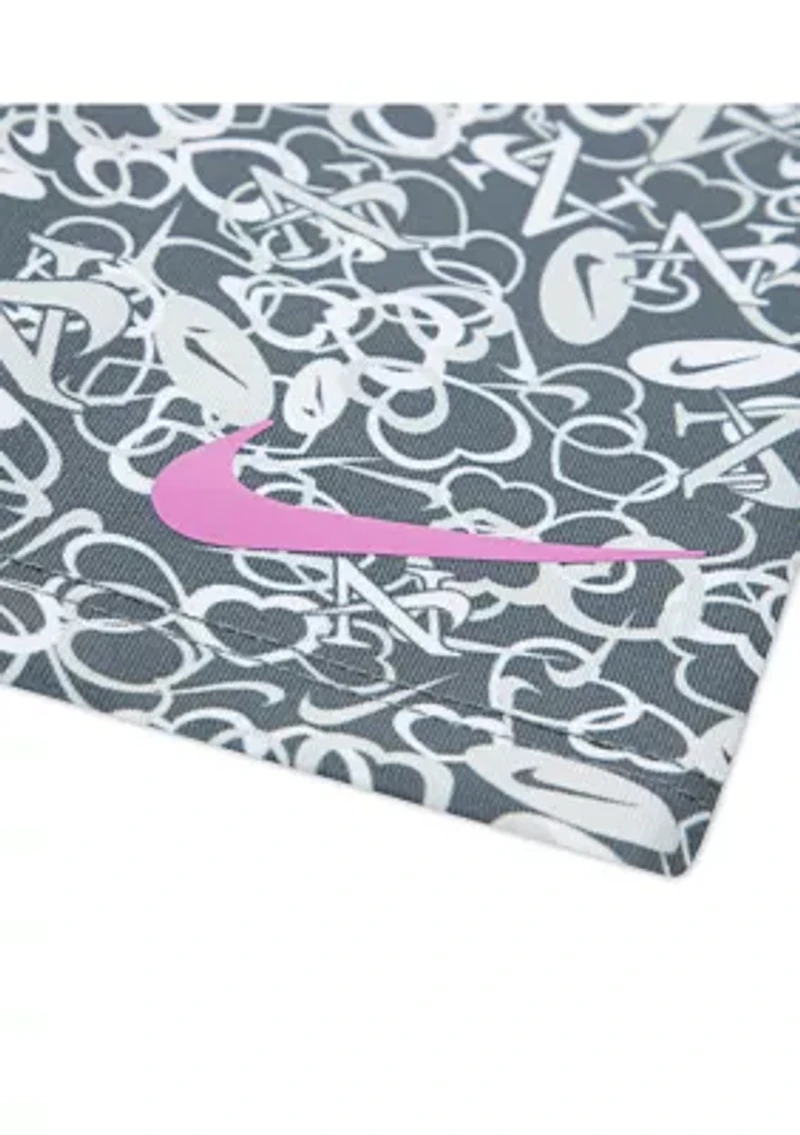 Toddler Girls Pleated Tank Top and Bike Shorts Set
