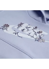 Toddler Girls Floral Futura Graphic Hoodie and Joggers Set